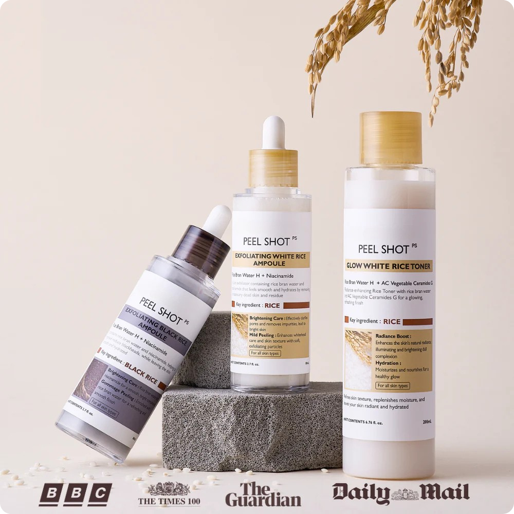 Peel Glow Rice Duo – Exfoliación + Hidratación
