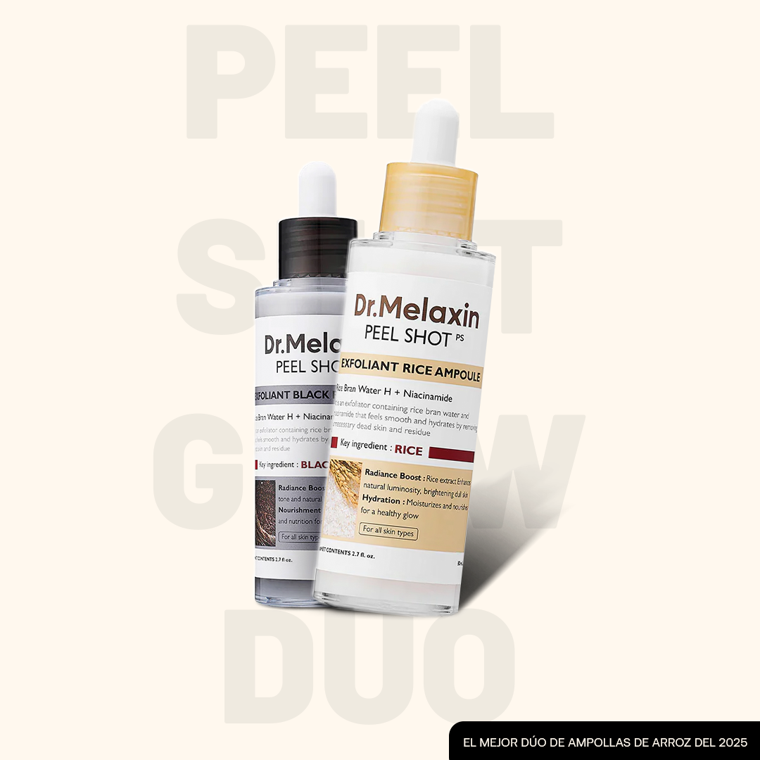 Peel Glow Rice Duo – Exfoliación + Hidratación
