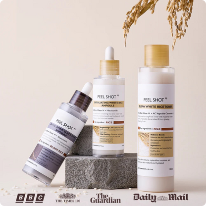 Peel Glow Rice Duo – Exfoliación + Hidratación