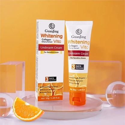 Crema Blanqueadora Aclarante Axilas Codos Entrepierna 50 Ml - Nebula