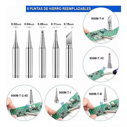 Kit Cautin Para Soldar Eléctrico