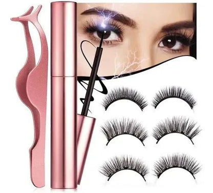 🌸 KIT DE PESTAÑAS MAGNÉTICAS + delineador y pinza de fácil y rápida aplicación🌸 PAGA 1 Y LLEVA 2!
