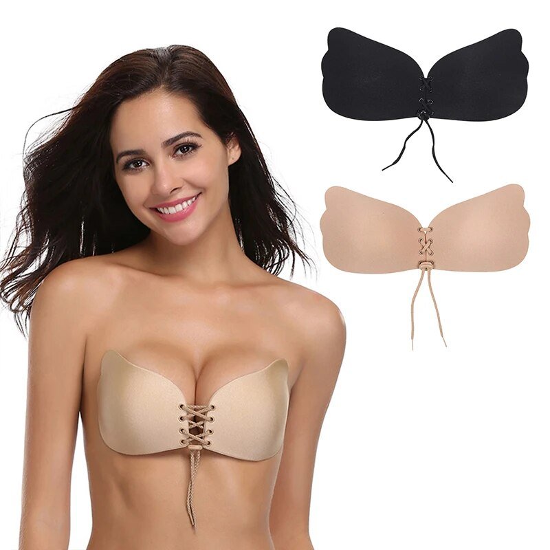 Magicbra Brasier Adherible Invisible Copas Push Up Strapless - Nebula