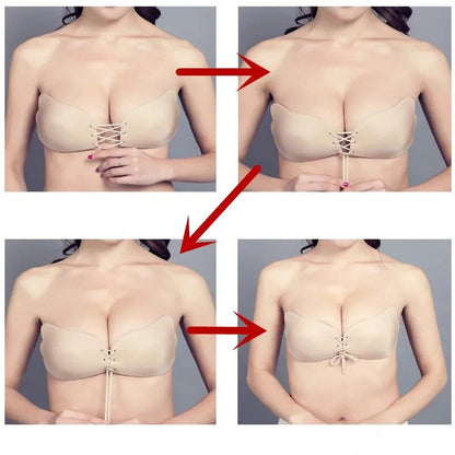 Magicbra Brasier Adherible Invisible Copas Push Up Strapless - Nebula