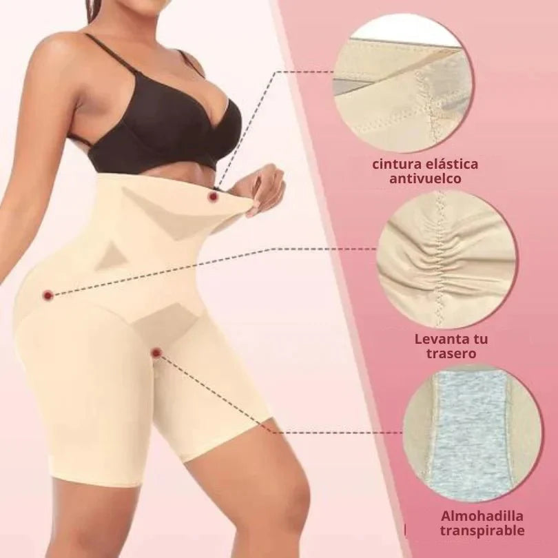 Nueva Faja Modeladora de Cintura Alta con Compresión Cruzada