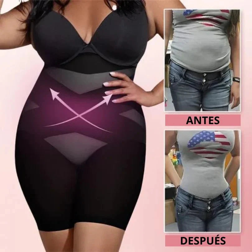 Nueva Faja Modeladora de Cintura Alta con Compresión Cruzada