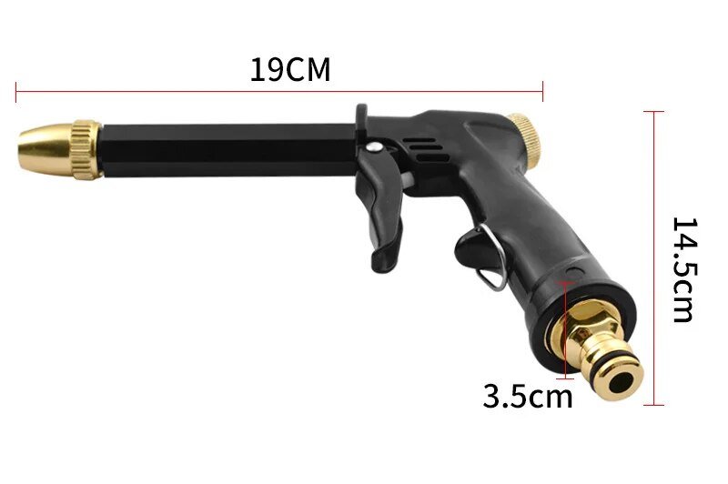 Pistola de agua portátil alta presión